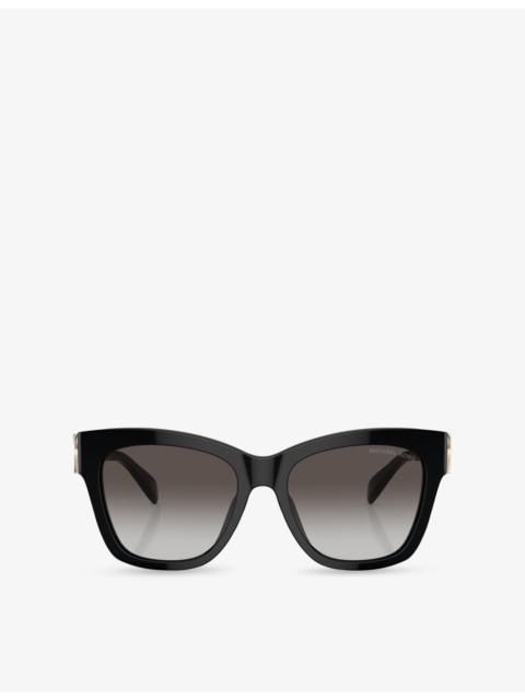 MICHAEL KORS MK2182U Empire Square Butterfly-Frame Acetate Sunglasses