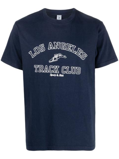 Sporty & Rich Track Club graphic-print T-shirt