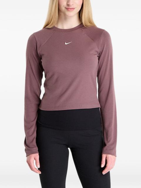 Nike long-sleeve ribbed top