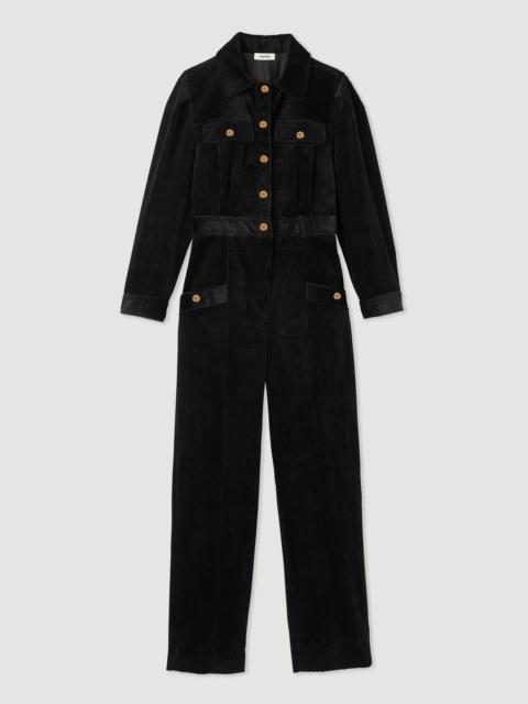 Sandro Corduroy jumpsuit