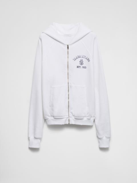 Prada Cotton fleece hoodie