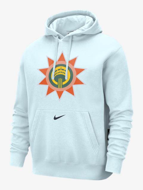 Nike San Antonio Spurs Club City Edition Men's Nike NBA Fleece Pullover Hoodie