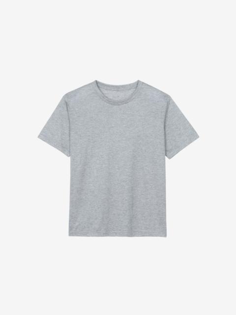 The Frankie Shop Amal Fluid Tee - Grey Melange