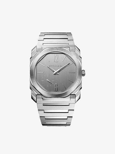 BVLGARI BGO40C14PSSXTAUTO Octo Finissimo S stainless-steel automatic watch