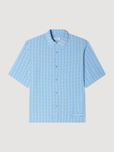 Sandro LINK PRINT LOOSE-FIT SHIRT