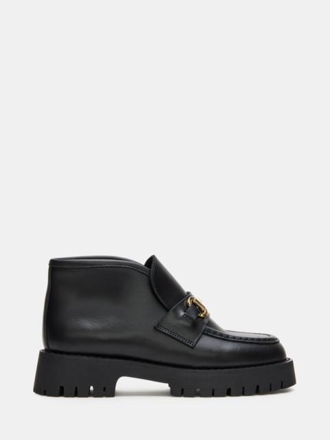 STEVE MADDEN LEON BLACK LEATHER