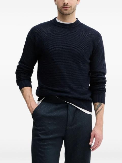 BOSS textured sweater