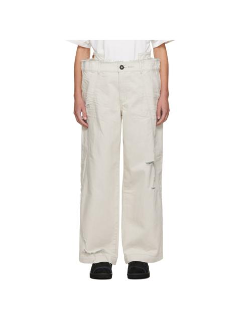 ADER error White Azio Jeans