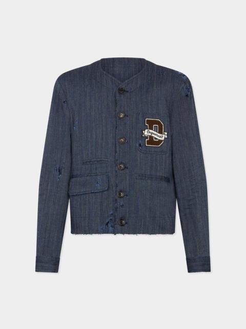 DSQUARED2 RIPPED AND RAW-CUT KABAN