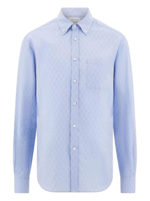 FERRAGAMO jacquard button-down jacket