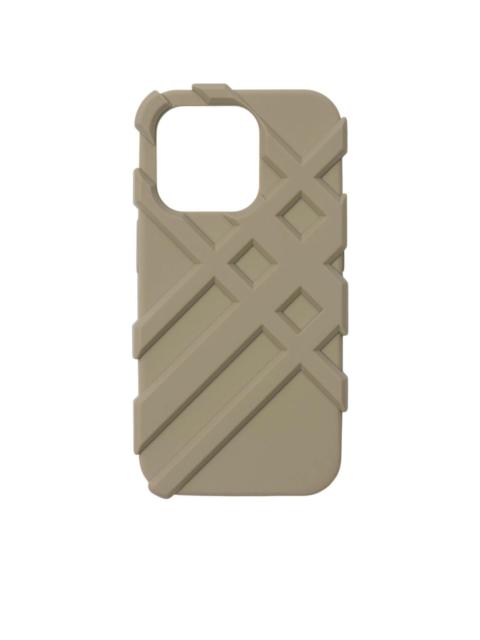 Burberry check iPhone 15 Pro case