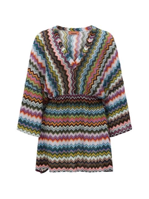 Missoni chevron V-neck dress