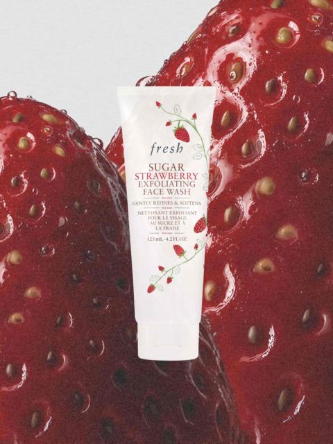 fresh sugar strawberry exfoliating face wash