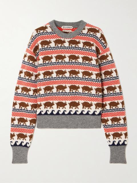 JW Anderson Intarsia Wool Sweater