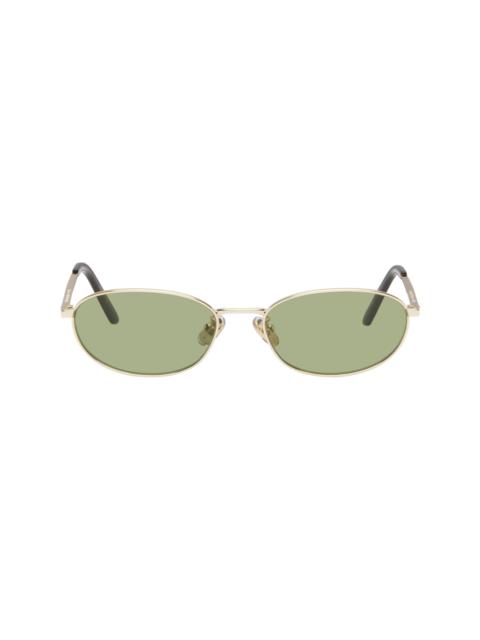 RETROSUPERFUTURE Gold Uovo Sunglasses