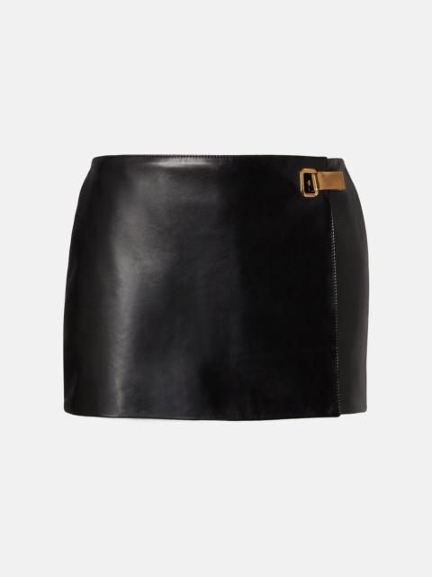 BALENCIAGA Leather skort