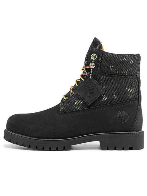 Timberland Timberland Heritage 6 Inch Boot 'Black Nubuck with Camo' A2KK9W