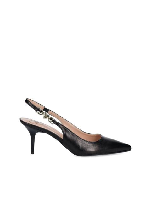 Moschino 75mm heart-charm pumps