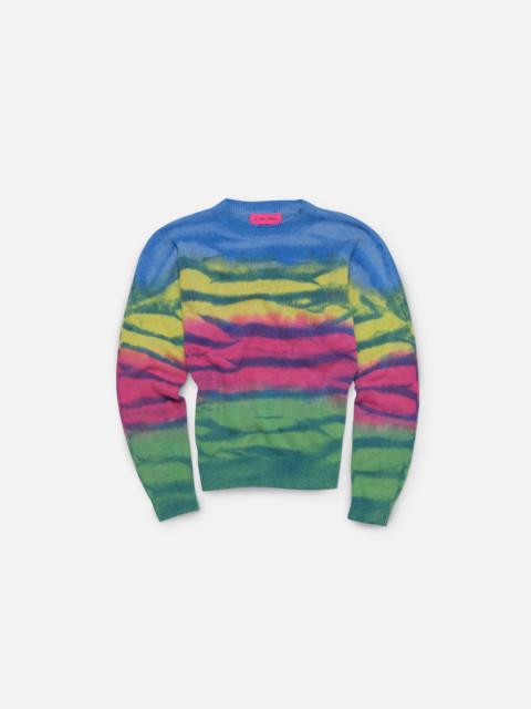 FRANK STRIPE DYED CASHMERE CREW