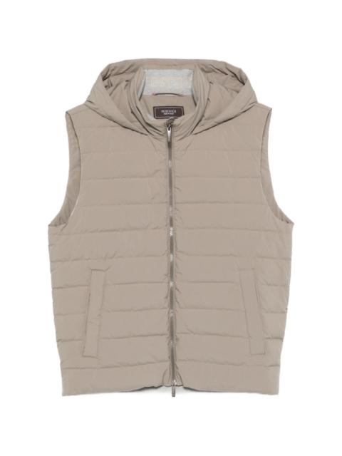 PESERICO hooded zip gilet