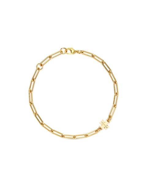 TORY BURCH Good Luck 18kt gold-plated bracelet
