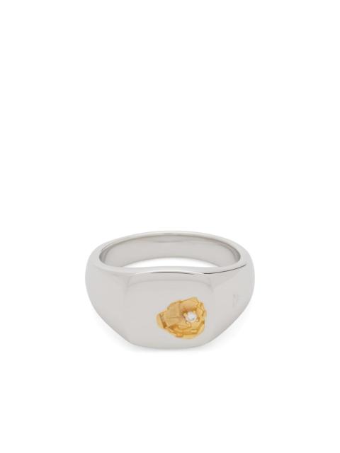 TOM WOOD Tom Wood Small Mined Diamond Ring