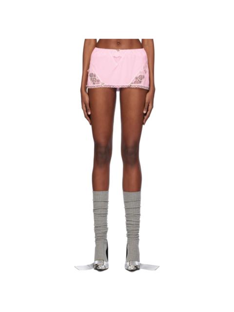 pushBUTTON Pink High Waisted Skort