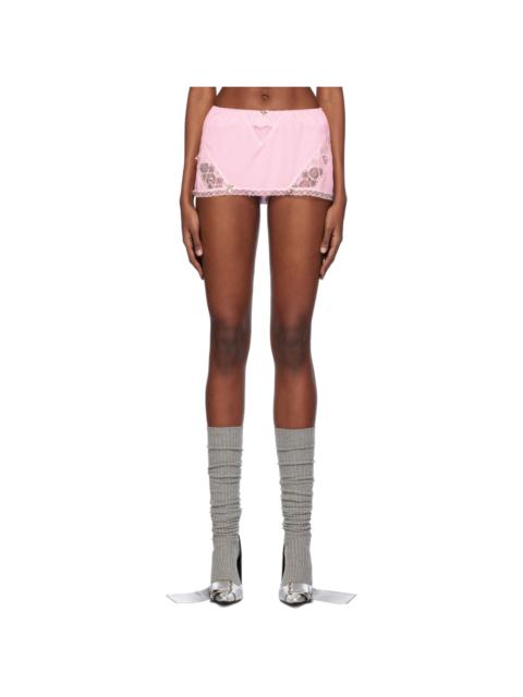 pushBUTTON Pink High Waisted Skort