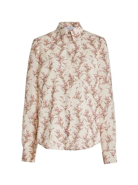 Henri Blouse in Ivory Multi Wool