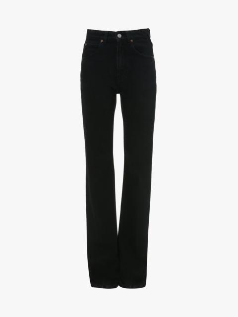 Victoria Beckham Exclusive Julia High Waisted Jean In Washed Black