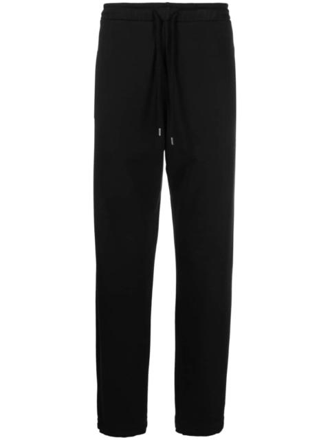 424 drawstring-waist cotton track pants