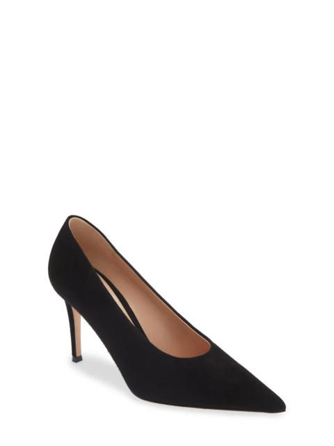 Pointed Toe Suede Pump