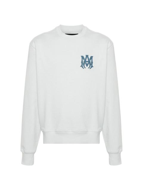 logo-stamp cotton sweatshirt