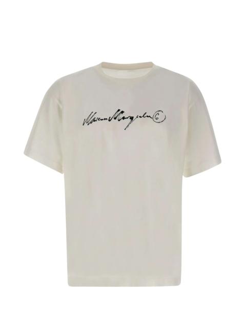 MM6 Maison Margiela Mm6 Maison Margiela Signature-print T-shirt