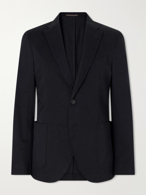 SLOWEAR Stretch-Cotton Gabardine Suit Jacket