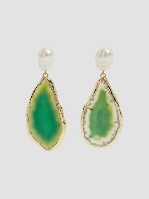 STONE DROP EARRING