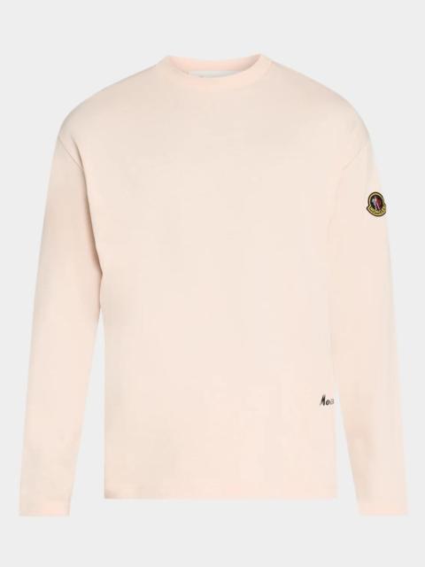 Moncler Men's Mountain Graphic Long-Sleeve T-Shirt