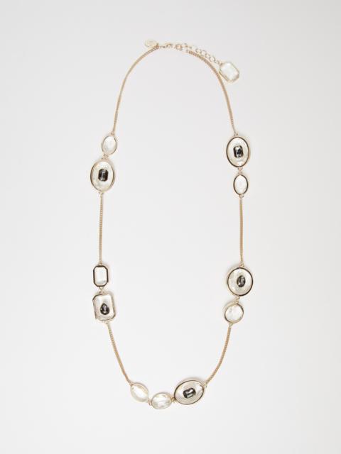 WEEKEND Max Mara VASAIO Stone-embellished double-strand necklace