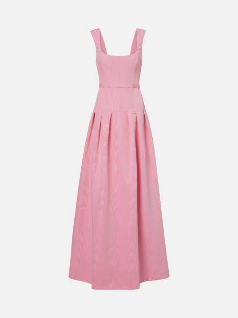 REBECCA VALLANCE Amaro pleated taffeta corset gown