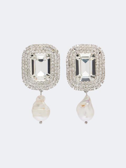 MAGDA BUTRYM Crystal-embellished drop earrings