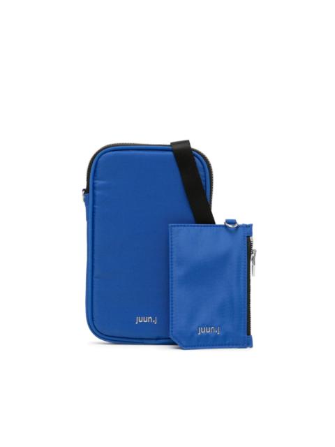 JUUN.J logo-plaque zip-up mini bag