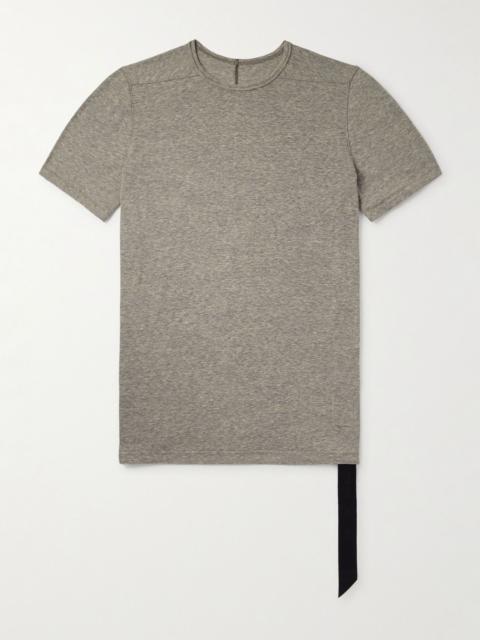 Rick Owens DRKSHDW Level Slim-Fit Webbing-Trimmed Cotton-Jersey T-Shirt Gray
