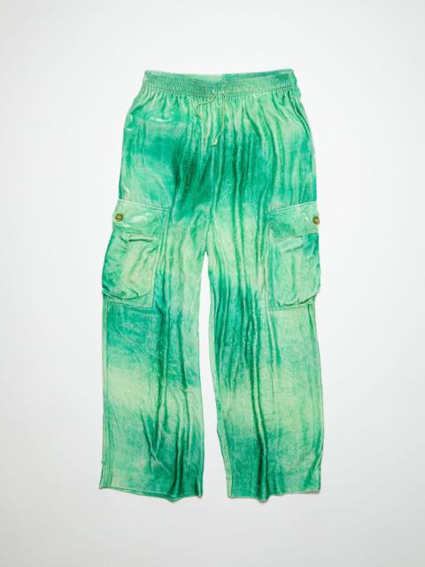 Acne Studios Cargo trousers - Jade green