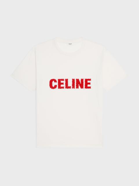 CELINE celine loose T-shirt in cotton jersey