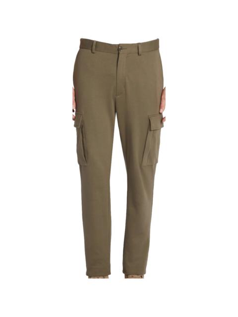 Moncler Pantalone Cotton Blend Jersey Cargo Pants "Sportivo Brown" MON01