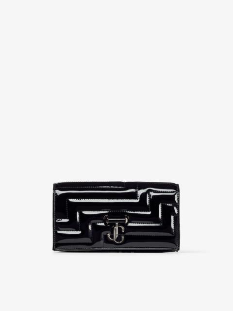 JIMMY CHOO Varenne Wallet/chain
Black Patent Wallet with Chain Strap