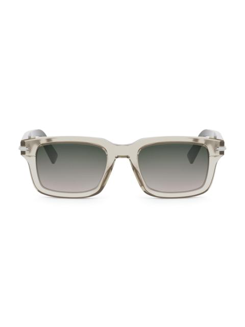 Dior Men's DiorBlackSuit S16I Rectangular Sunglasses - Beige And Gradient Green