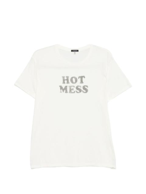 R13 crew-neck printed T-shirt