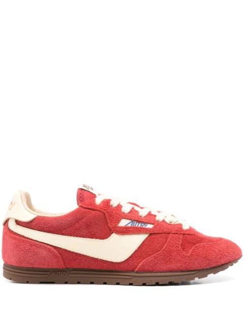 AUTRY Introducing the WINDSPIN LOW WOMAN SUEDE LEATHER SNEAKERS by AUTRY, a refined addition to your footw