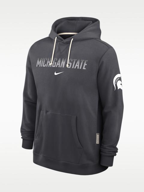 Nike Michigan State Sideline Standard Issue Men's Nike Dri-FIT College Pullover Hoodie